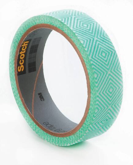 Scotch Mint Green Pattern Expressions Masking Tape Promotions